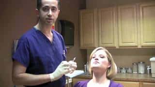 Botox injection to upper lip to decrease gum show “gummy smile” or smoker’s lines