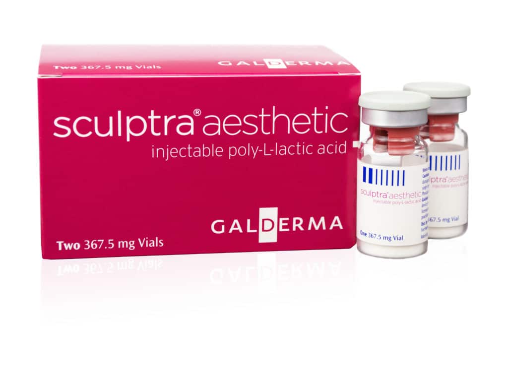 sculptra aesthetic is an FDA approved poly-l-lactic acid filler used at The Naderi Center in Virginia and Maryland