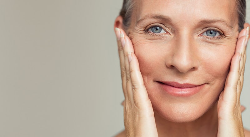 Temples can become hollowed in aging process in which fillers can regain a youthful look.