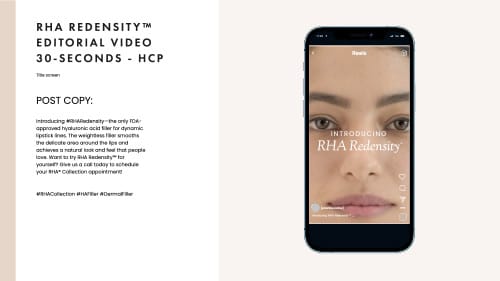 RHA Redensity Beauty Is Dynamic Instructions - 30s