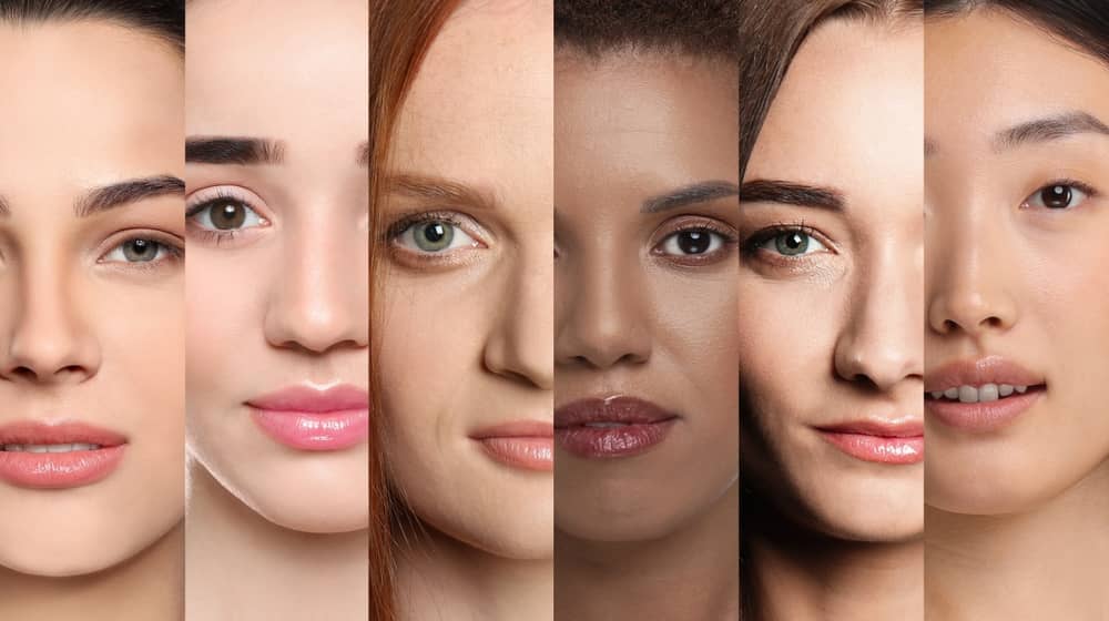 Close-up collage of diverse female faces, illustrating rhinoplasty demographics by ethnicity, age, and gender in 2025Close-up collage of diverse female faces, illustrating rhinoplasty demographics by ethnicity, age, and gender.
