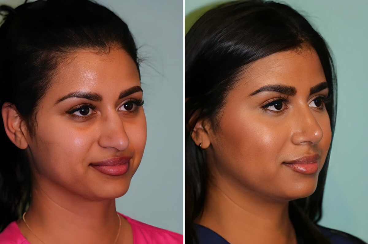 Before and after Rhinoplasty by Dr. Shervin Naderi, Patient 30064