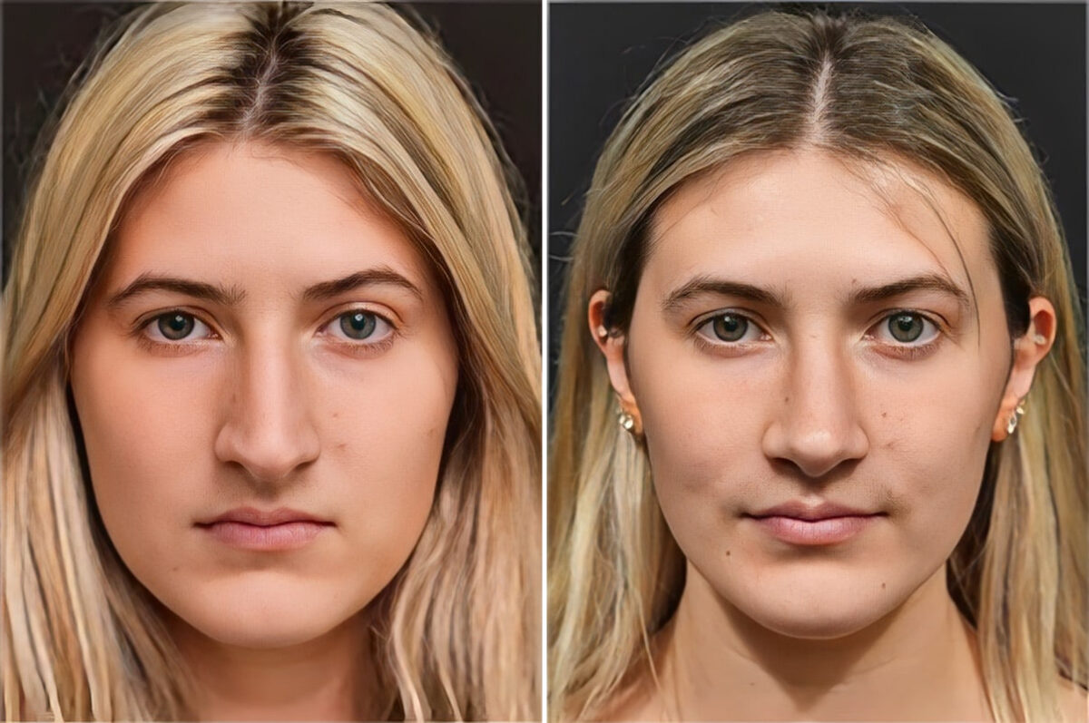 Before and after Rhinoplasty by Dr. Shervin Naderi, Patient 36884