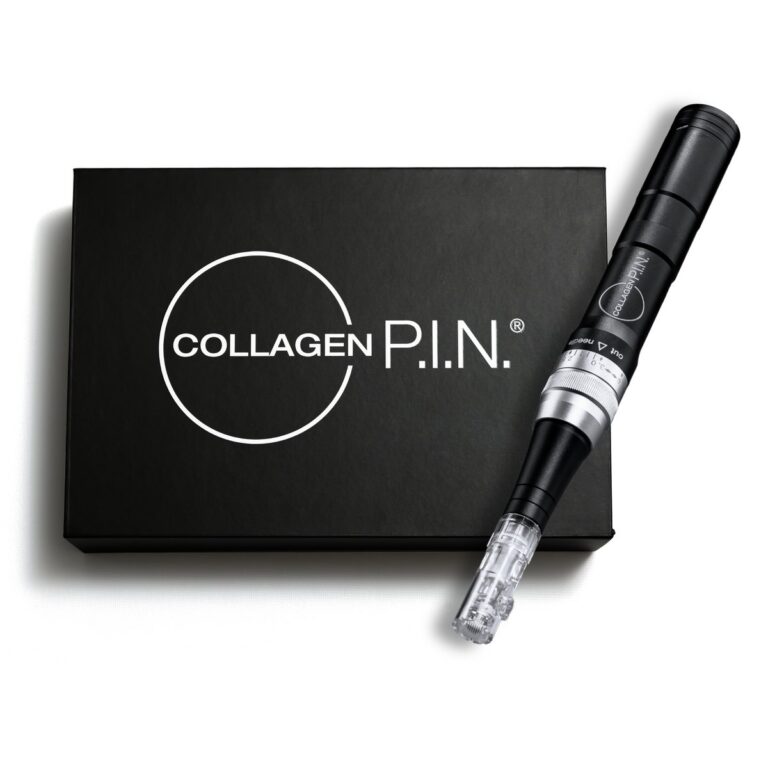 Collagen P.I.N. microneedling device used at The Naderi Center