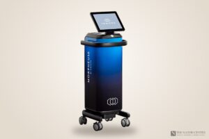 The Morpheus8 radiofrequency microneedling device by InMode, used at The Naderi Center